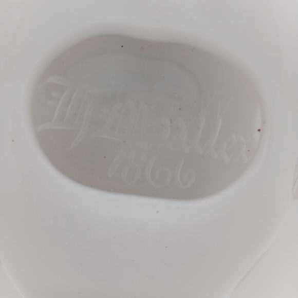 Vintage H. Wüllen 1866 Cut to Clear Glass Perfume Bottle Bohemian Art Glass Rare - Picture 7 of 13